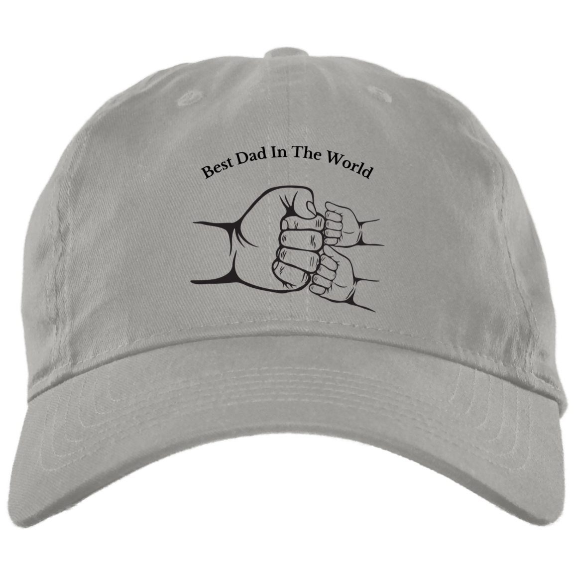 Best Dad In The World, Fist Bump 2 Kids 2 Hat