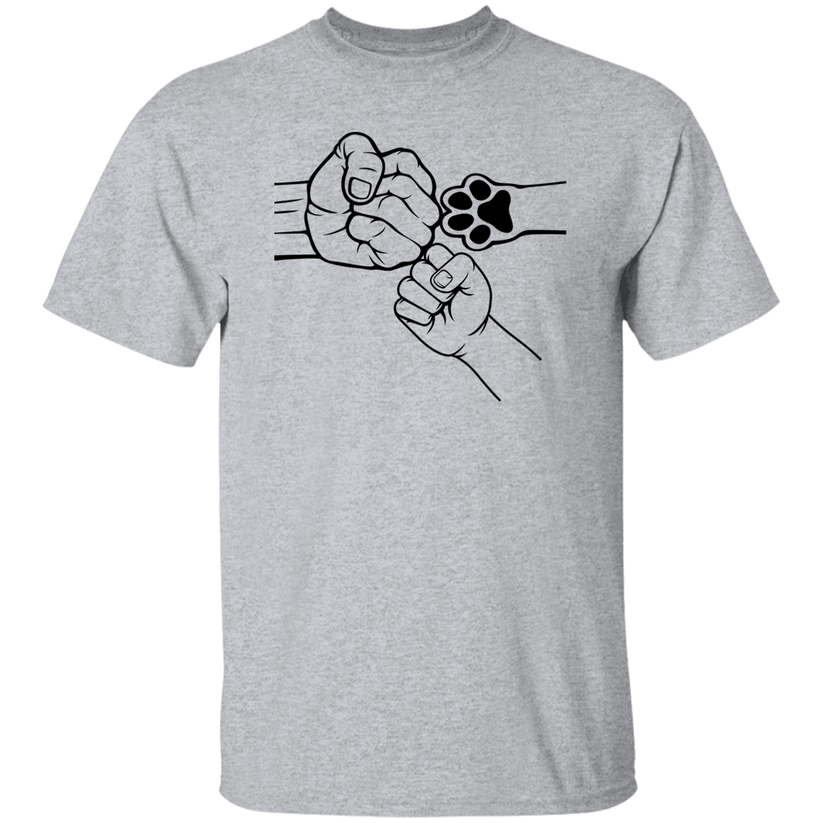 Fist Bump With A Kid And A Pet Apparel