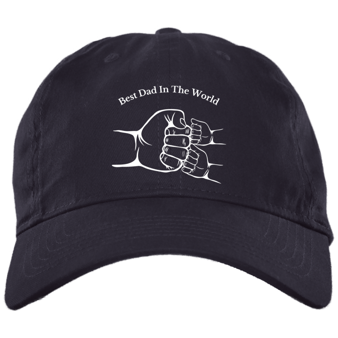 Best Dad In The World, Fist Bump 2 Kids Hat
