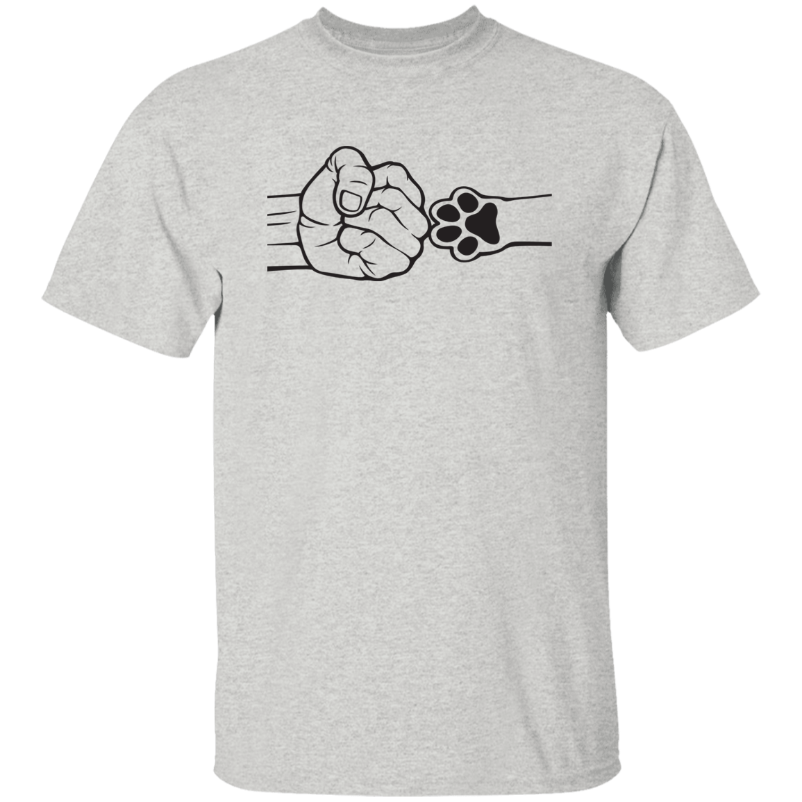 Dad Fist Bump With A Pet Apparel