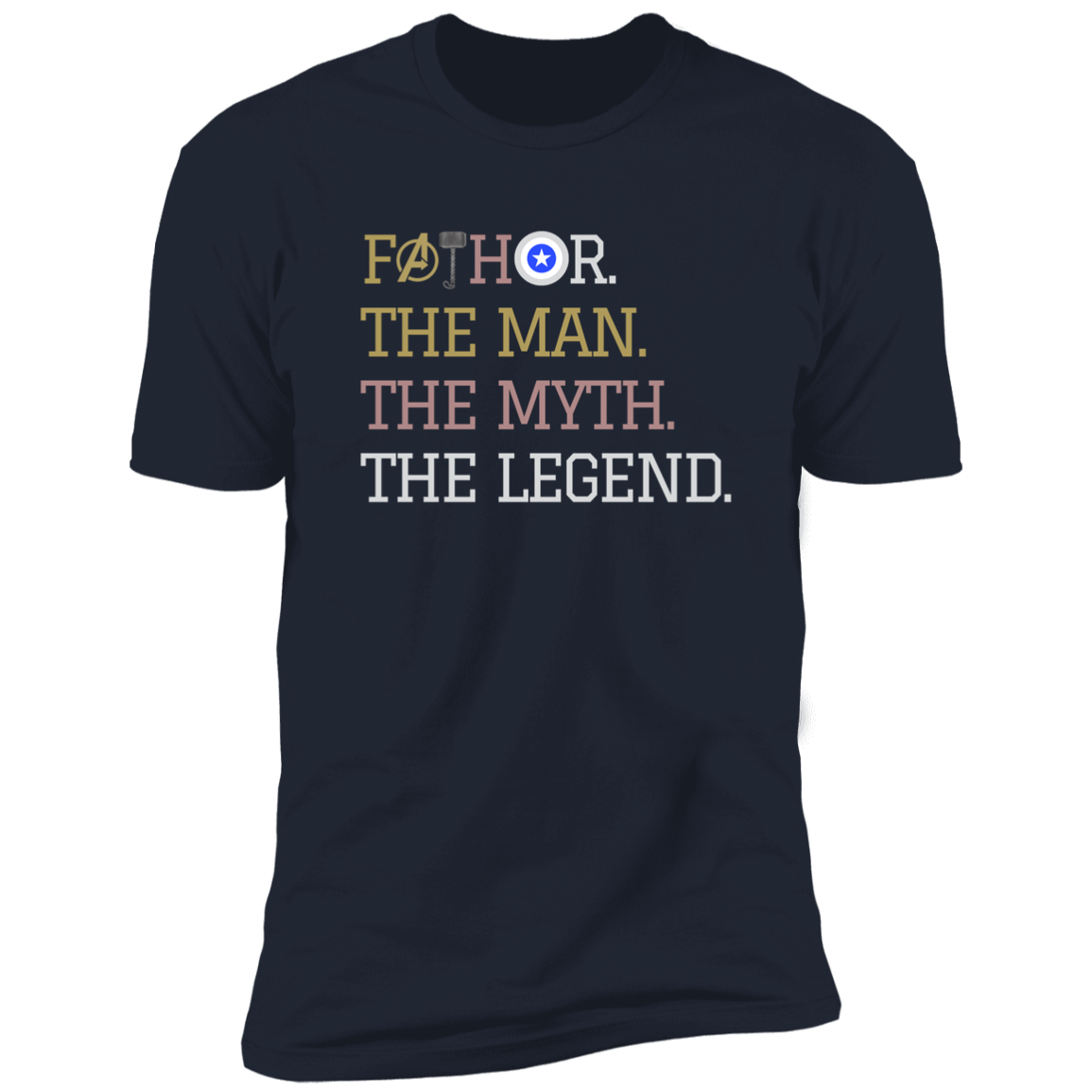 Midnight Blue Fathor Shirt Short Sleeve