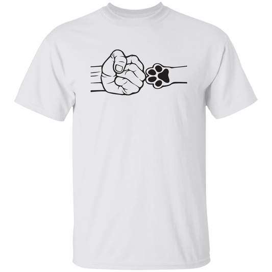 Dad Fist Bump With A Pet Apparel