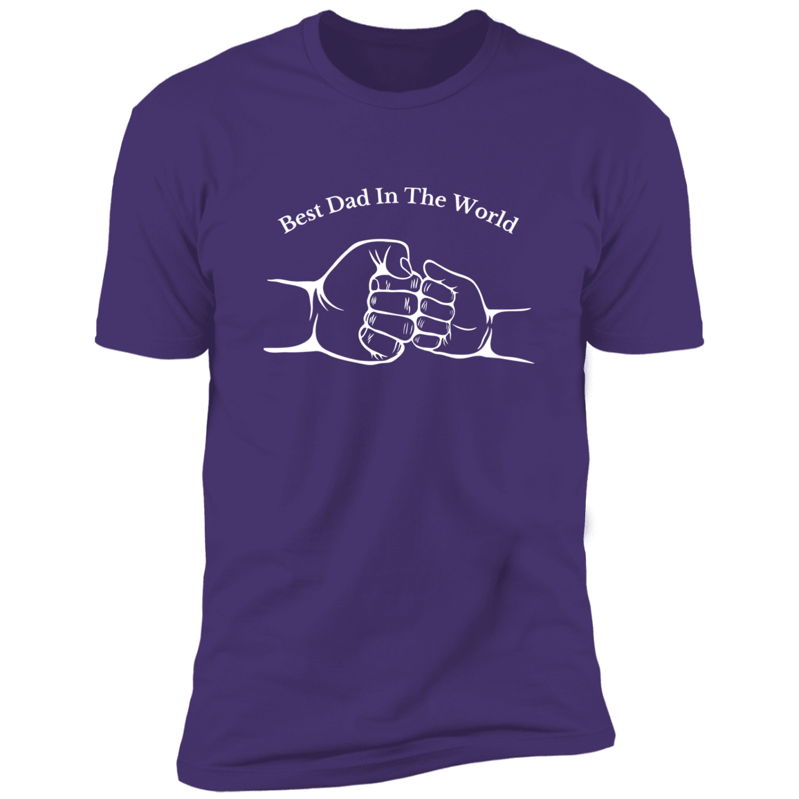 Purple Rush Shirt Short Sleeve - Best Dad In The World