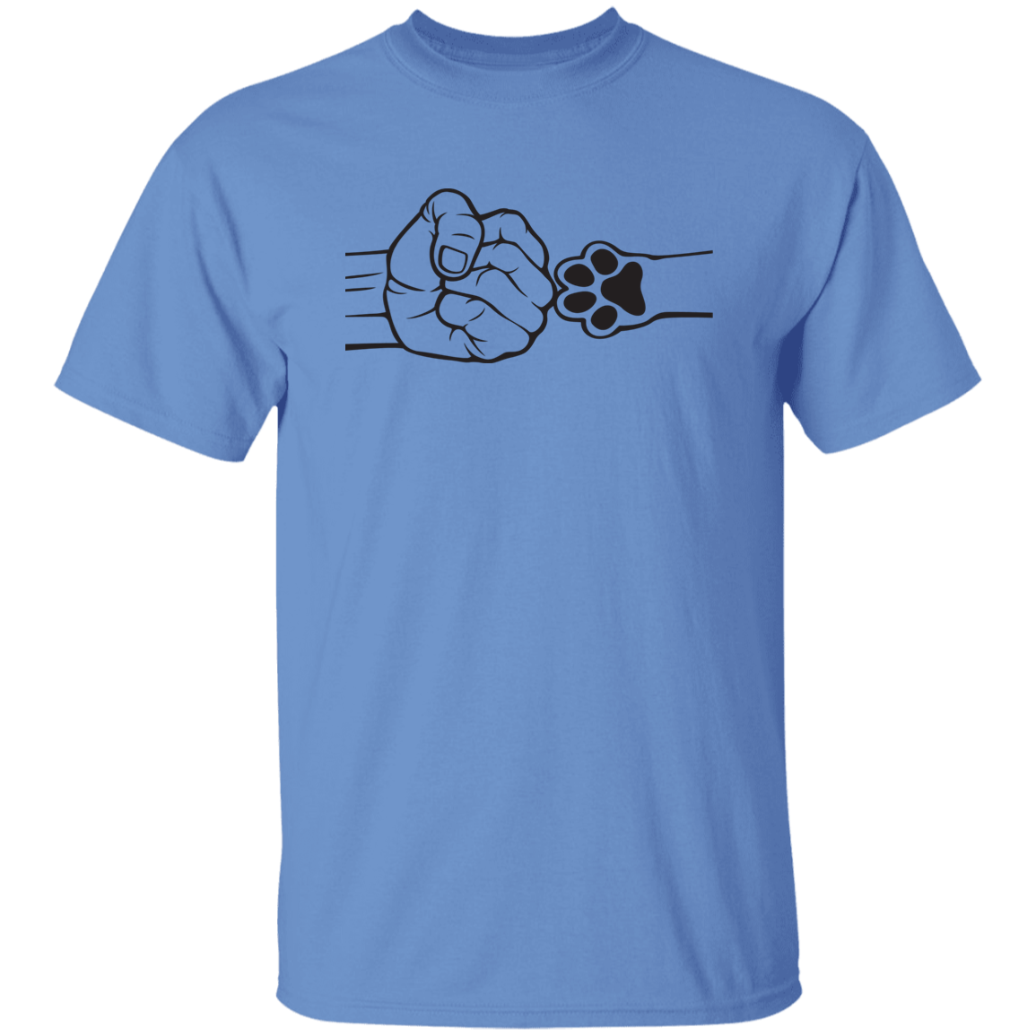 Dad Fist Bump With A Pet Apparel
