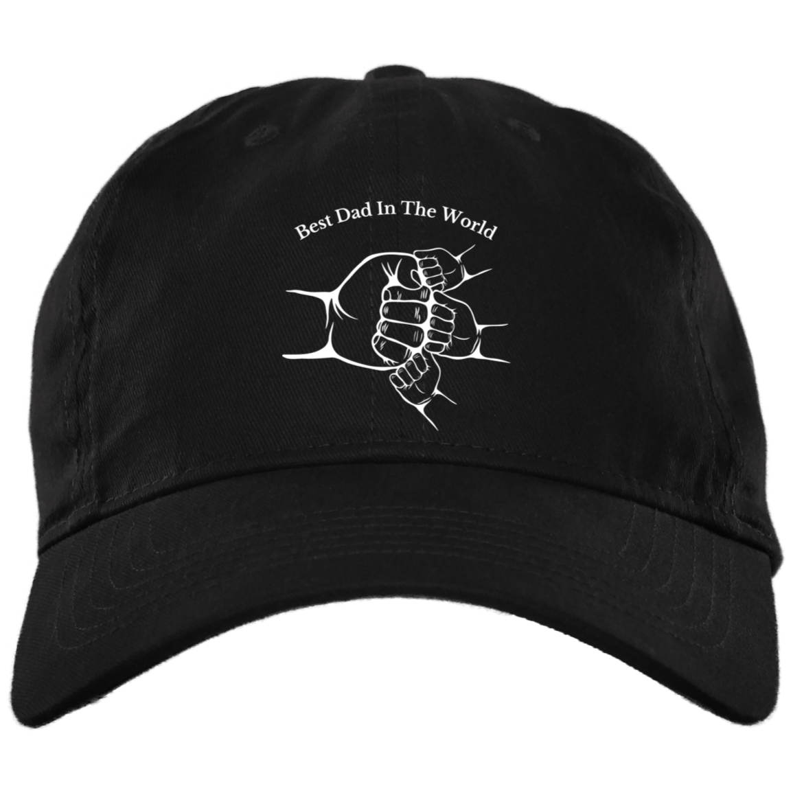 Best Dad In The World, Fist Bump 3 Kids Hat