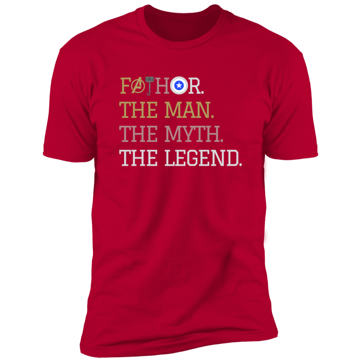 Red Fathor Shirt Short Sleeve