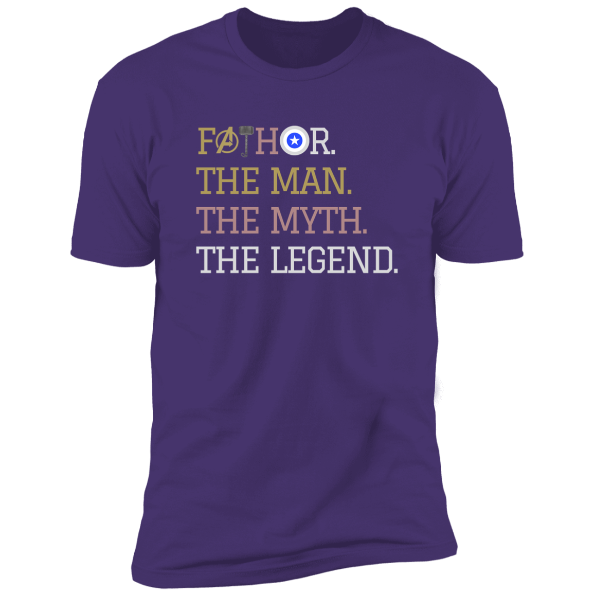 Purple Fathor Shirt Short Sleeve
