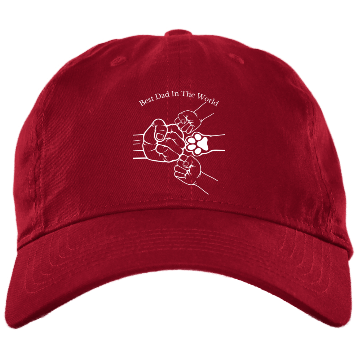 Fist Bump With Two Kids And Pet Hat