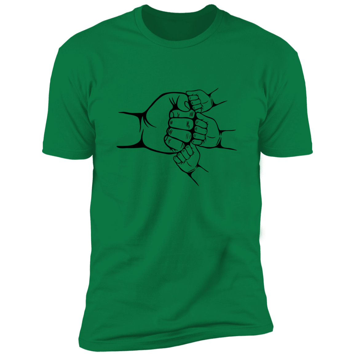Green Shirt Short Sleeve - 4 Fist Bump