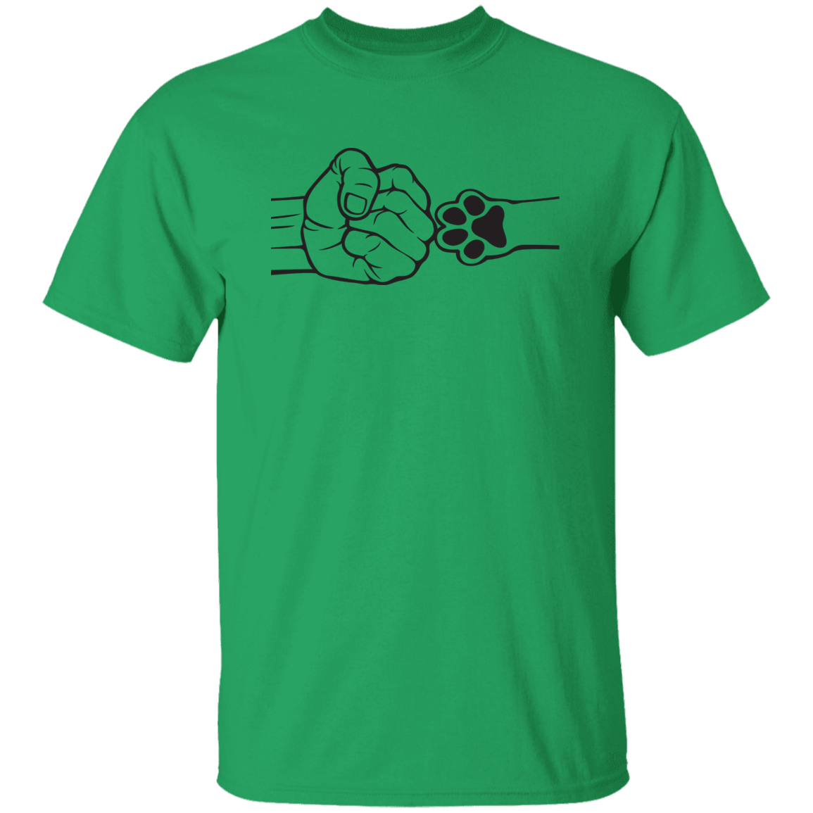 Dad Fist Bump With A Pet Apparel
