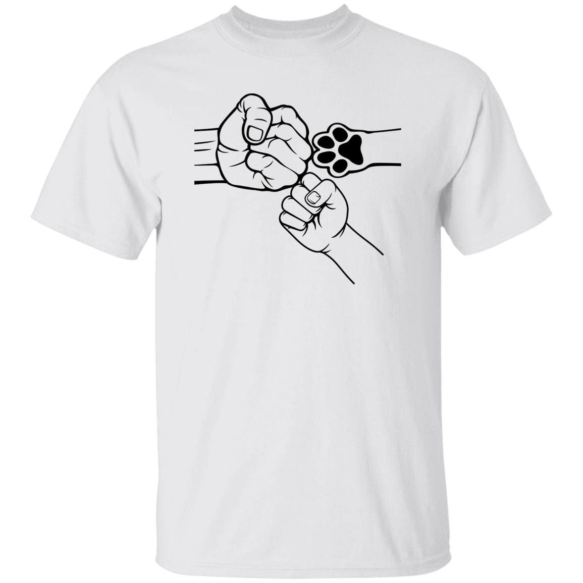 Fist Bump With A Kid And A Pet Apparel