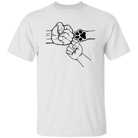Fist Bump With A Kid And A Pet Apparel