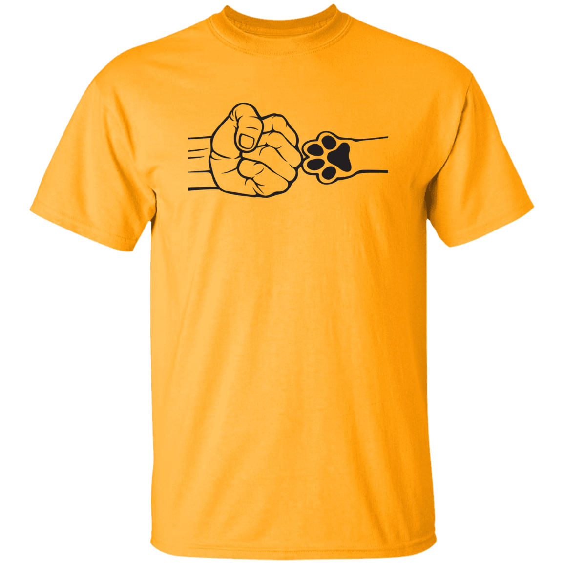 Dad Fist Bump With A Pet Apparel