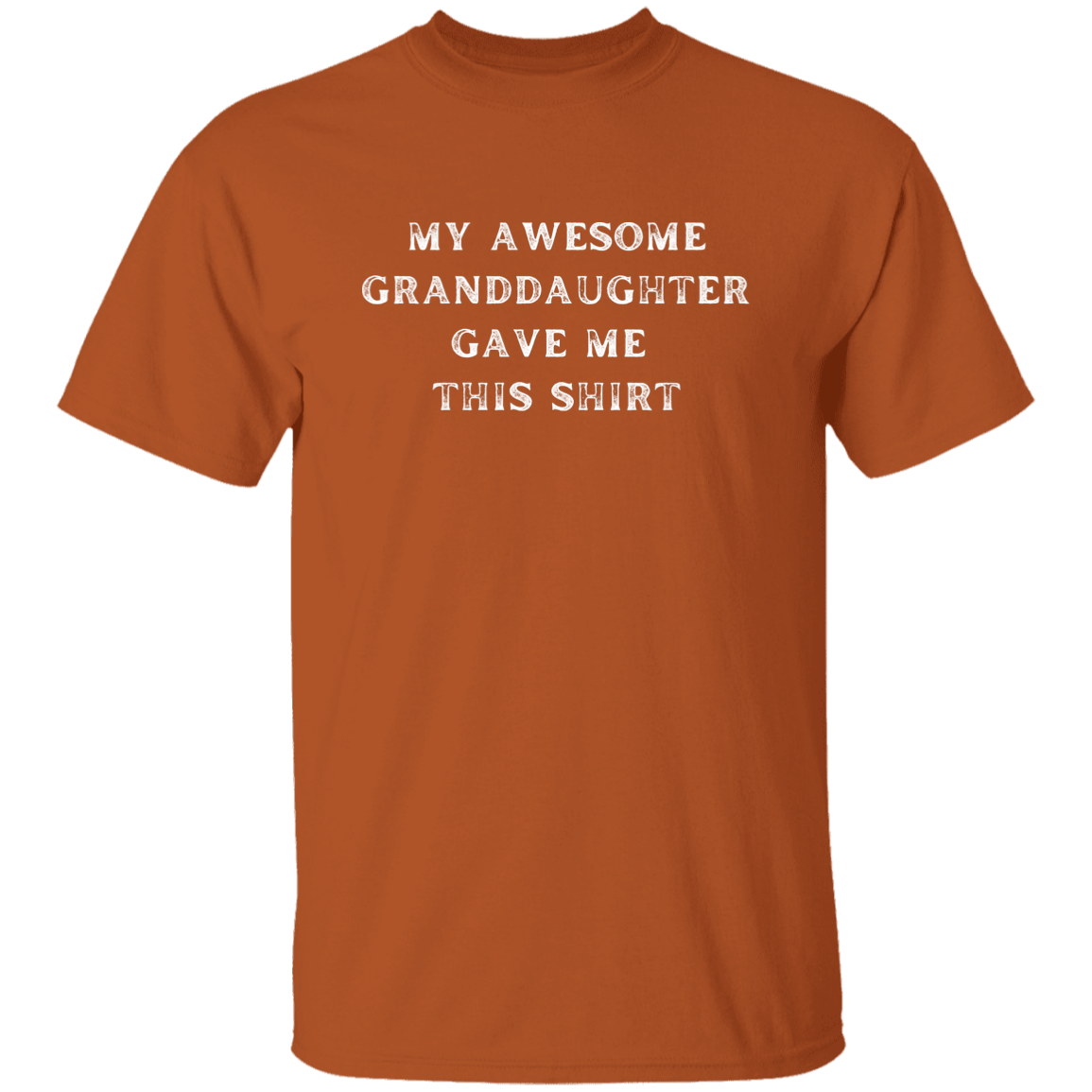 My Awesome Granddaughter Gave Me This Shirt 2 Apparel