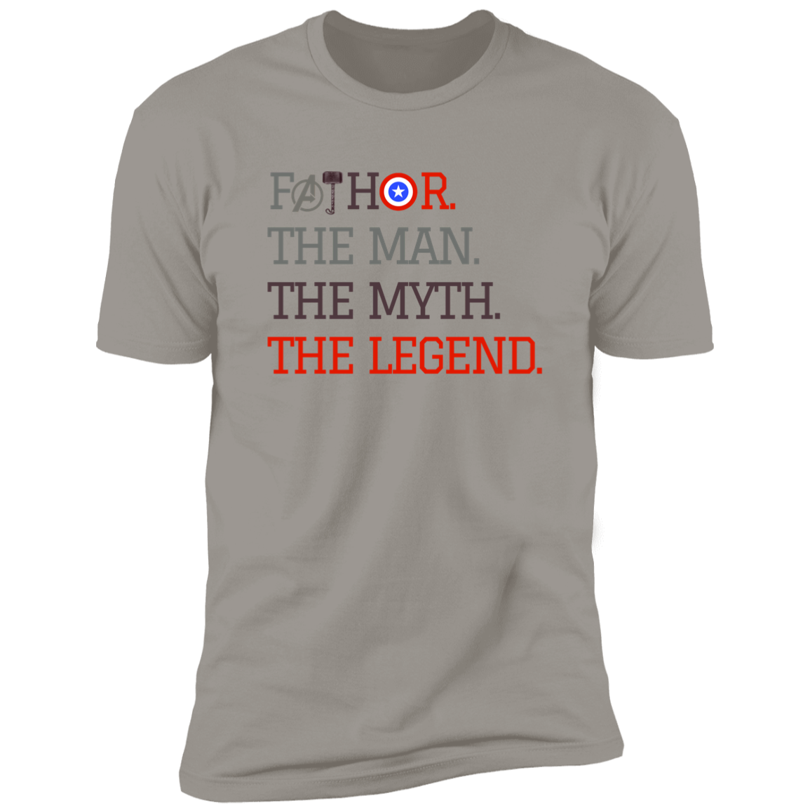 Light Grey Fathor Shirt Short Sleeve