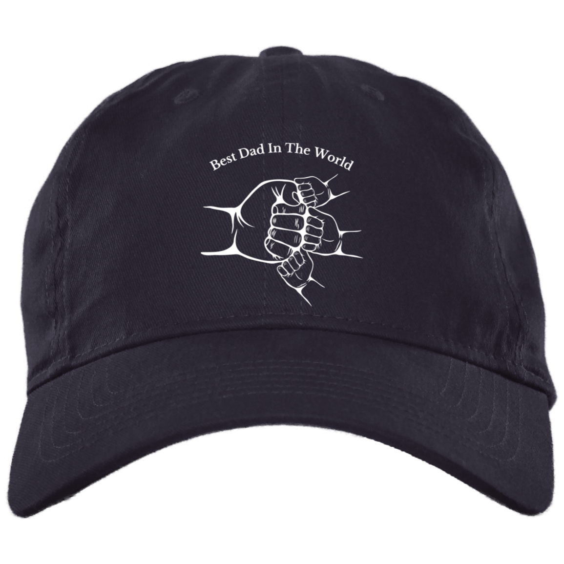 Best Dad In The World, Fist Bump 3 Kids Hat