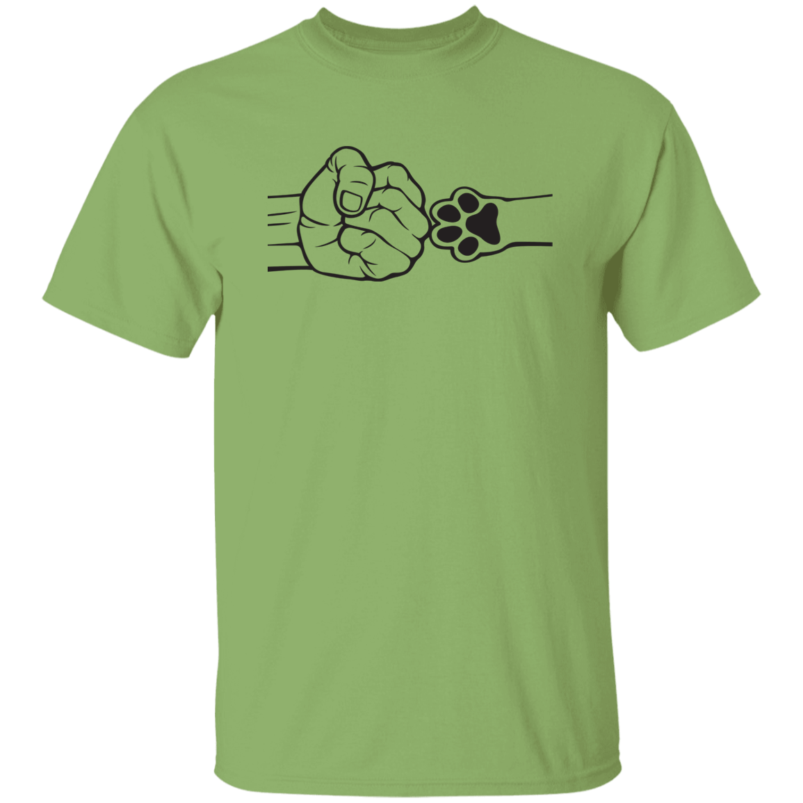 Dad Fist Bump With A Pet Apparel