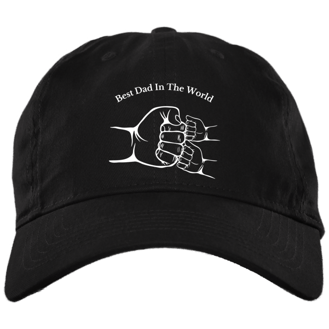 Best Dad In The World, Fist Bump 2 Kids Hat