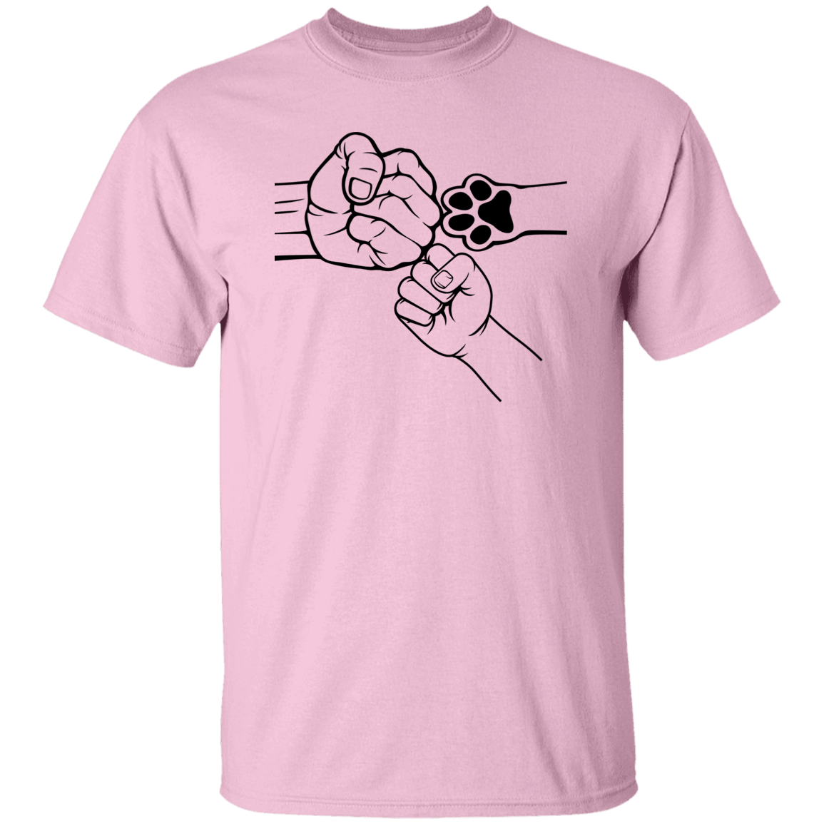 Fist Bump With A Kid And A Pet Apparel