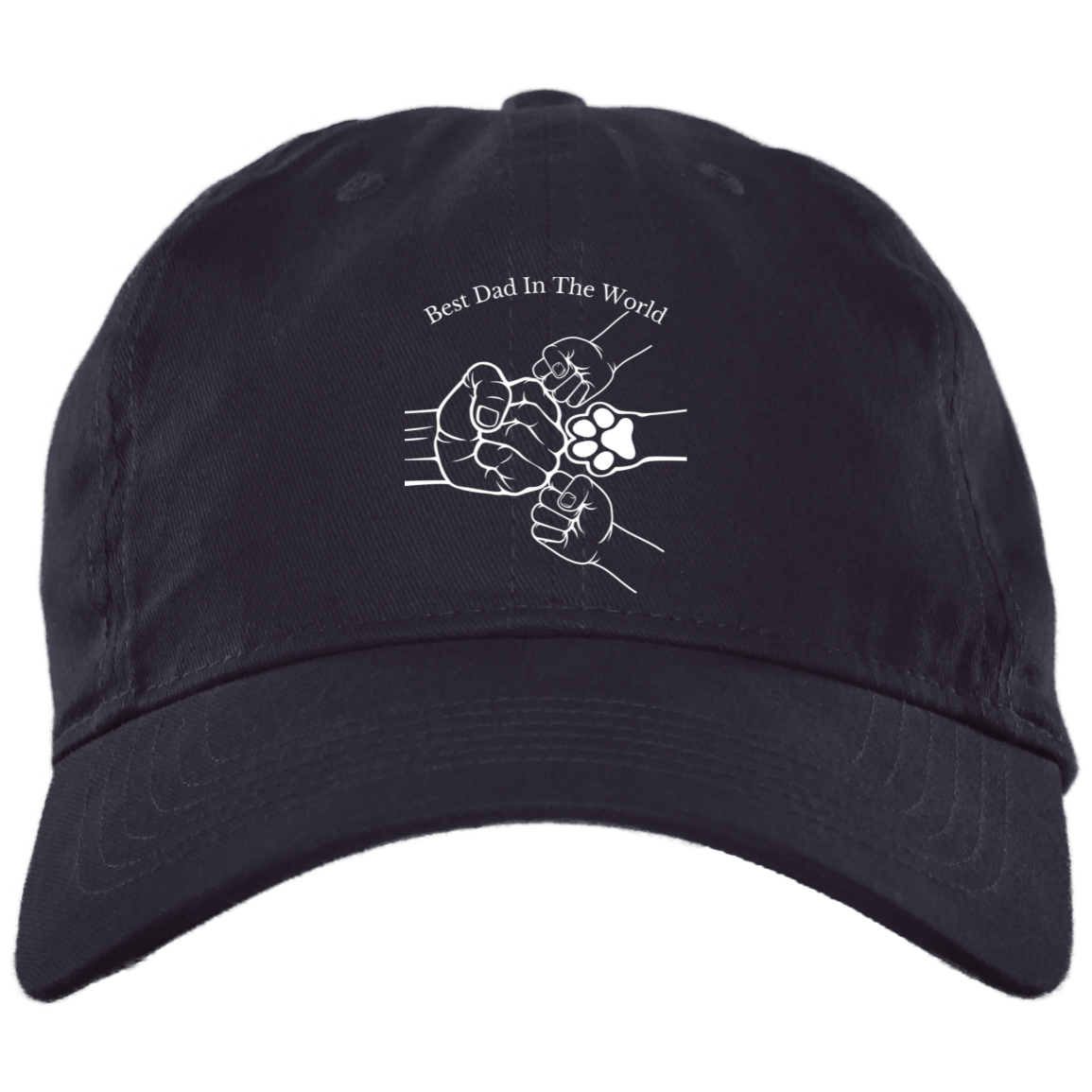 Fist Bump With Two Kids And Pet Hat