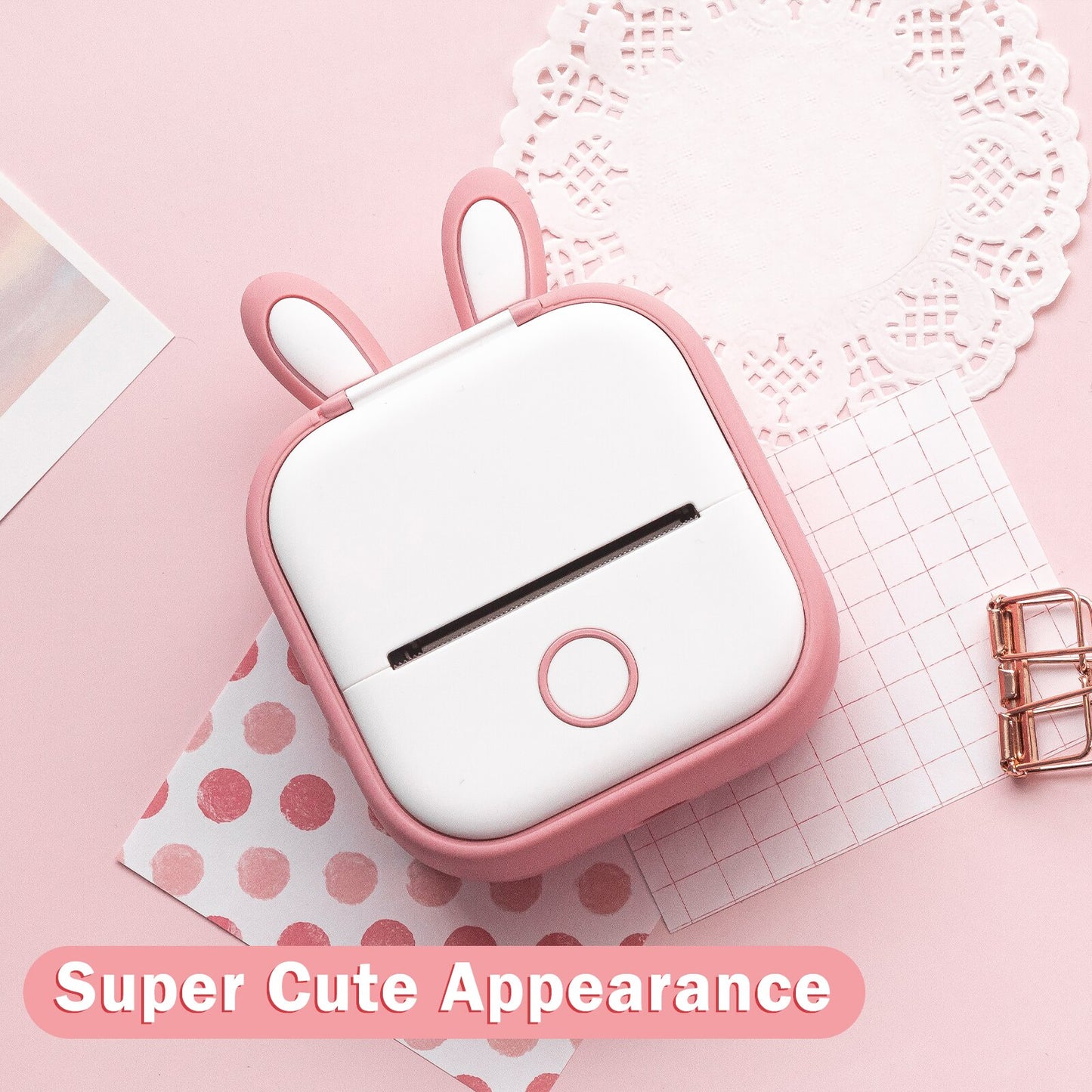 Elevate Your Printer with Cute Bunny Ears Silicone Case! 🐰🖨️