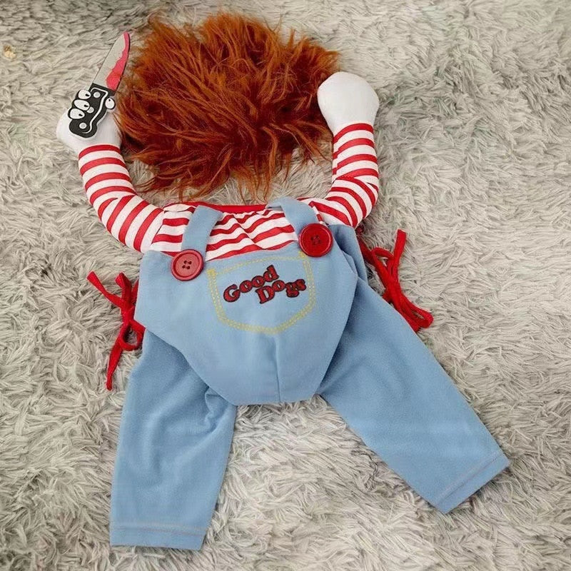 Spooktacular Pupβ’ Deadly Doll Costume for Halloween!
