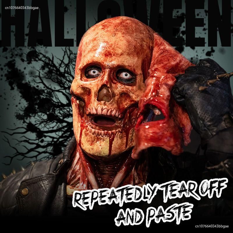 💀 Screams of Delight™ Bloody Horror Skull Mask 🎭