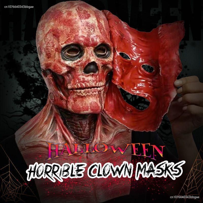 💀 Screams of Delight™ Bloody Horror Skull Mask 🎭