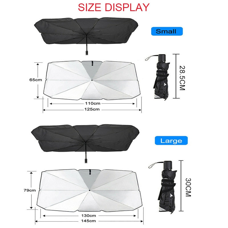 Car Sunshade Umbrella-style Front Glass Sunshade