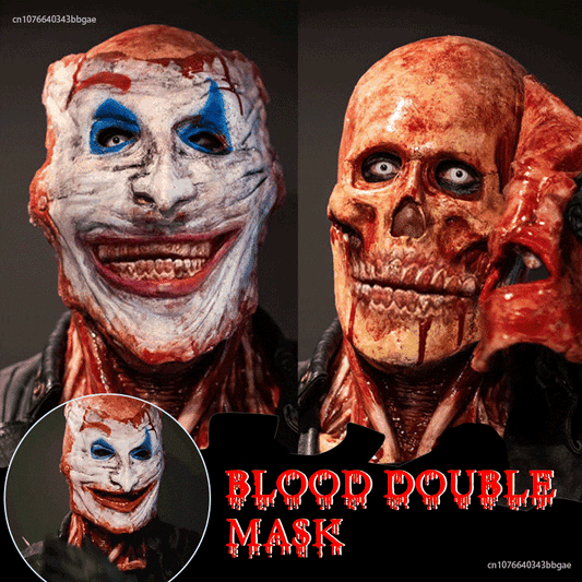 💀 Screams of Delight™ Bloody Horror Skull Mask 🎭