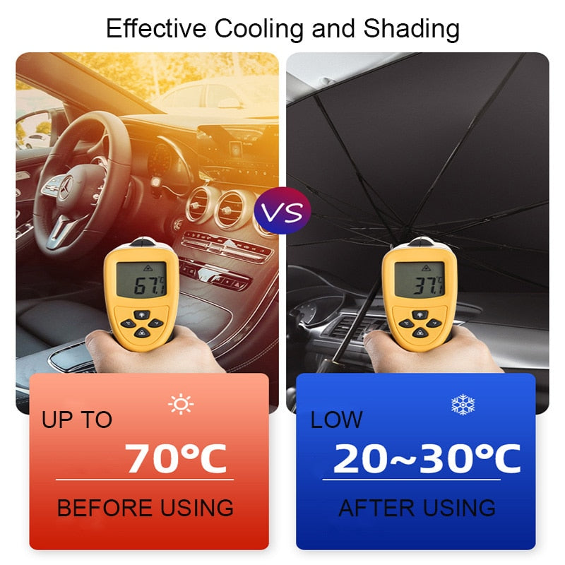 Car Sunshade Umbrella-style Front Glass Sunshade