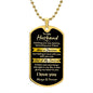 To My Husband - Best Decision - Dog Tag