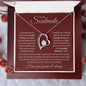To My Soulmate - I Love You Forever & Always - Forever Love Necklace
