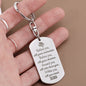 Graduation Dog Tag Keychain - Within You All You need
