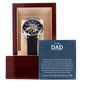 To My Dad - Words Cannot Express How Grateful And Deeply Loved You Are - Men's Openwork Watch