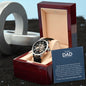 To My Dad - Words Cannot Express How Grateful And Deeply Loved You Are - Men's Openwork Watch