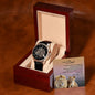 To My Dad Gift Watch, I Want To Say I Love You - Men's Openwork Watch