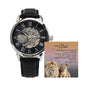 To My Dad Gift Watch, I Want To Say I Love You - Men's Openwork Watch