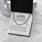 To My Amazing Golf Dad _ Cheering You On With Love And Pride - Cuban Link Chain