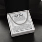 To My Amazing Golf Dad _ Cheering You On With Love And Pride - Cuban Link Chain