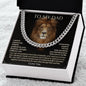 To My Dad, I Love You - Cuban Link Chain