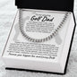 To My Amazing Golf Dad _ Cheering You On With Love And Pride - Cuban Link Chain