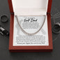 To My Amazing Golf Dad _ Cheering You On With Love And Pride - Cuban Link Chain