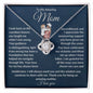 To My Amazing Mom, I Am Grateful - Love Knot Necklac