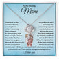 To My Amazing Mom, I Will Always Need You - Love Knot Necklace