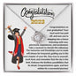 Congratulations On Your Graduation - Love Knot Necklace