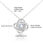 To My Wife - You Are The Most Wonderful Thing That Has Ever Happened To Me - Love Knot Necklace