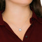 To My Mom - Ongoing Fountain Of Love - Love Knot Necklace