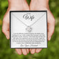 To My Wife - You Are The Best Thing That Has Ever Happened To Me - Love Knot Necklace