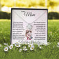 To My Mom, You Will Always Be My Loving Mother - Love Knot Necklace